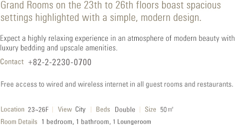 About Grand Room (see below)
