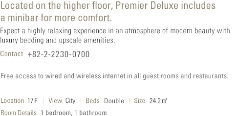 About Deluxe Room (see below)