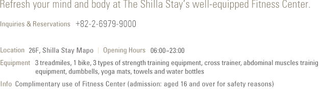 Shilla Stay Mapo Fitness Center