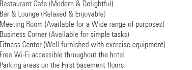 Room amenities and services