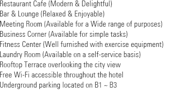 Room amenities and services