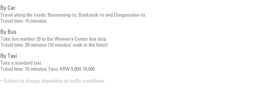 How to get from Cheonan-Asan Station (KTX) (approx. 6.8 km to the hotel)