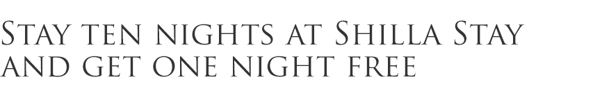 This offer only applies to Shilla Stay rooms or packages reserved via the Shilla Stay website (shillastay.com), Shilla Rewards website (shillahotels.com), and Shilla Hotel app.