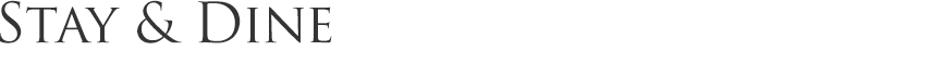 엄선된 5개의 지점에서만 누릴 수 있는 여유로운 디너 식사를 소중한 사람과 함께 경험 해 보세요.