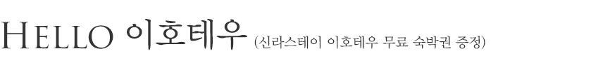이국적인 풍경을 지닌 제주 이호테우에 15번째 신라스테이가 오픈합니다. 
