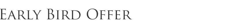 We offer an exclusive deal for guests who make early, in-advance reservations.